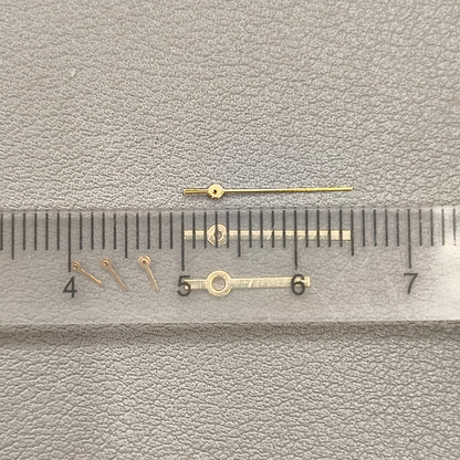 2 Sets Golden Squared Pointed 6 Hands Watch Hands for Miyota JS15 Movement