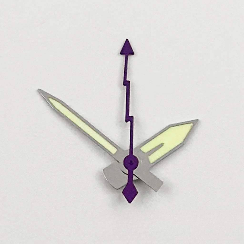 Lightning Second Watch Hands C3 Green Luminous for NH35 NH36 NH38 NH39 NH70