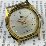 33mm HONGLIAN Manual Mechanical Watch Golden&Numberal Nail Golden Square Case