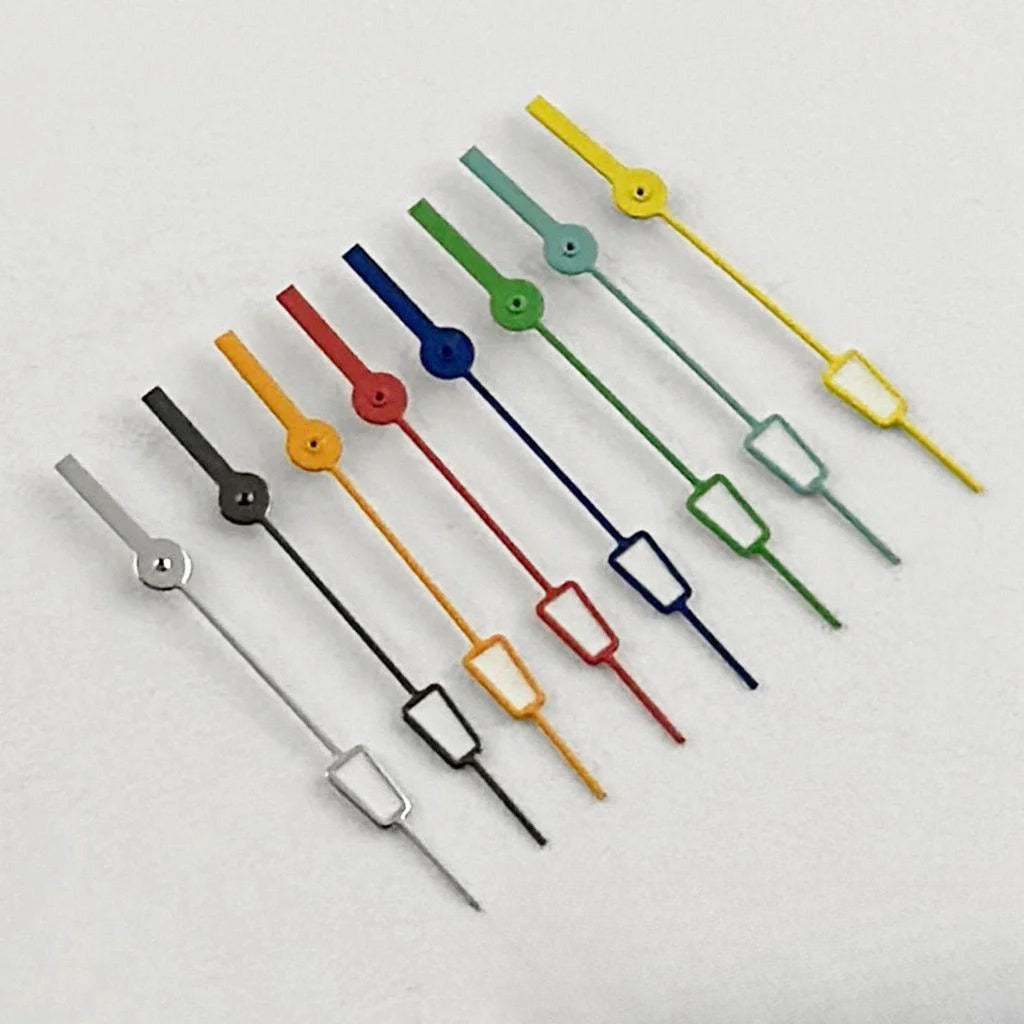 12.5MM Multicolor Second Watch Hands for NH34 NH35 NH36 NH38 NH72 Green Luminous