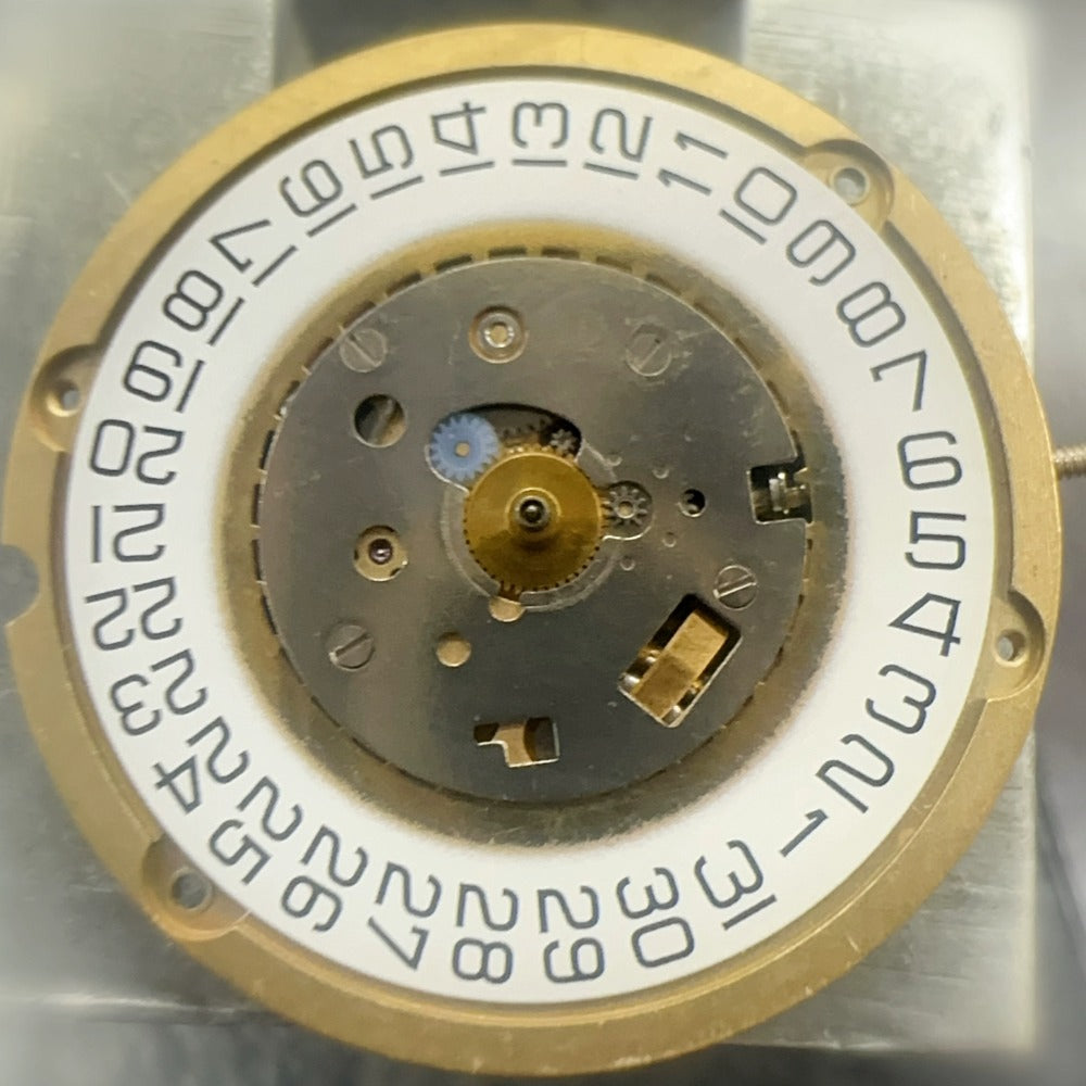 Swiss Made New SEMAG 610 Quartz Movement 3 Hands Single Calendar Watch Part