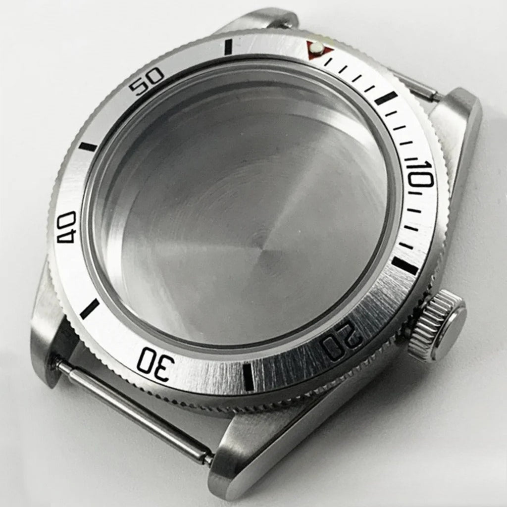 39MM Bezel Domed Sapphire Crystal Case for NH34 NH35 NH36 NH38 ETA 2824 PT5000