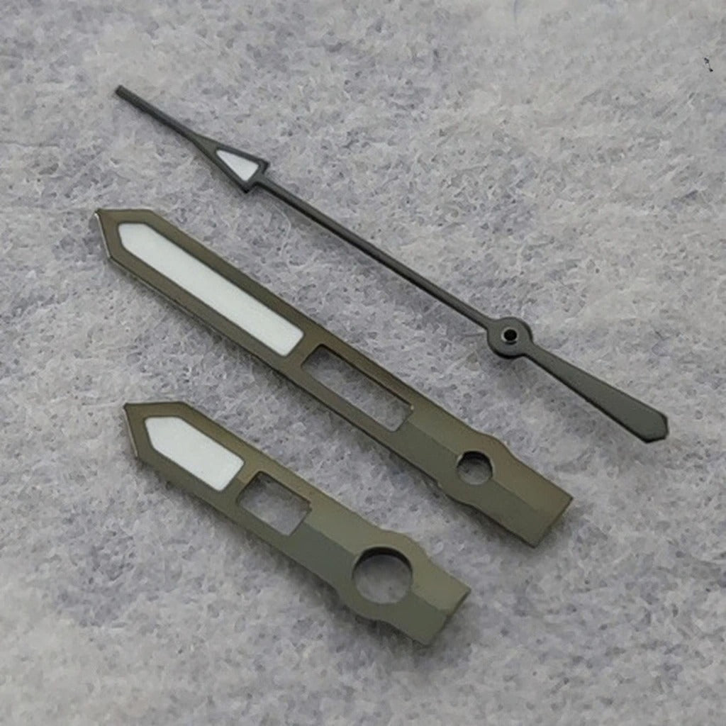 Modified Watch Hands C3 Green Luminous Pointers For NH36 NH35 NH38 7S/4R
