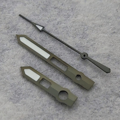 Modified Watch Hands C3 Green Luminous Pointers For NH36 NH35 NH38 7S/4R