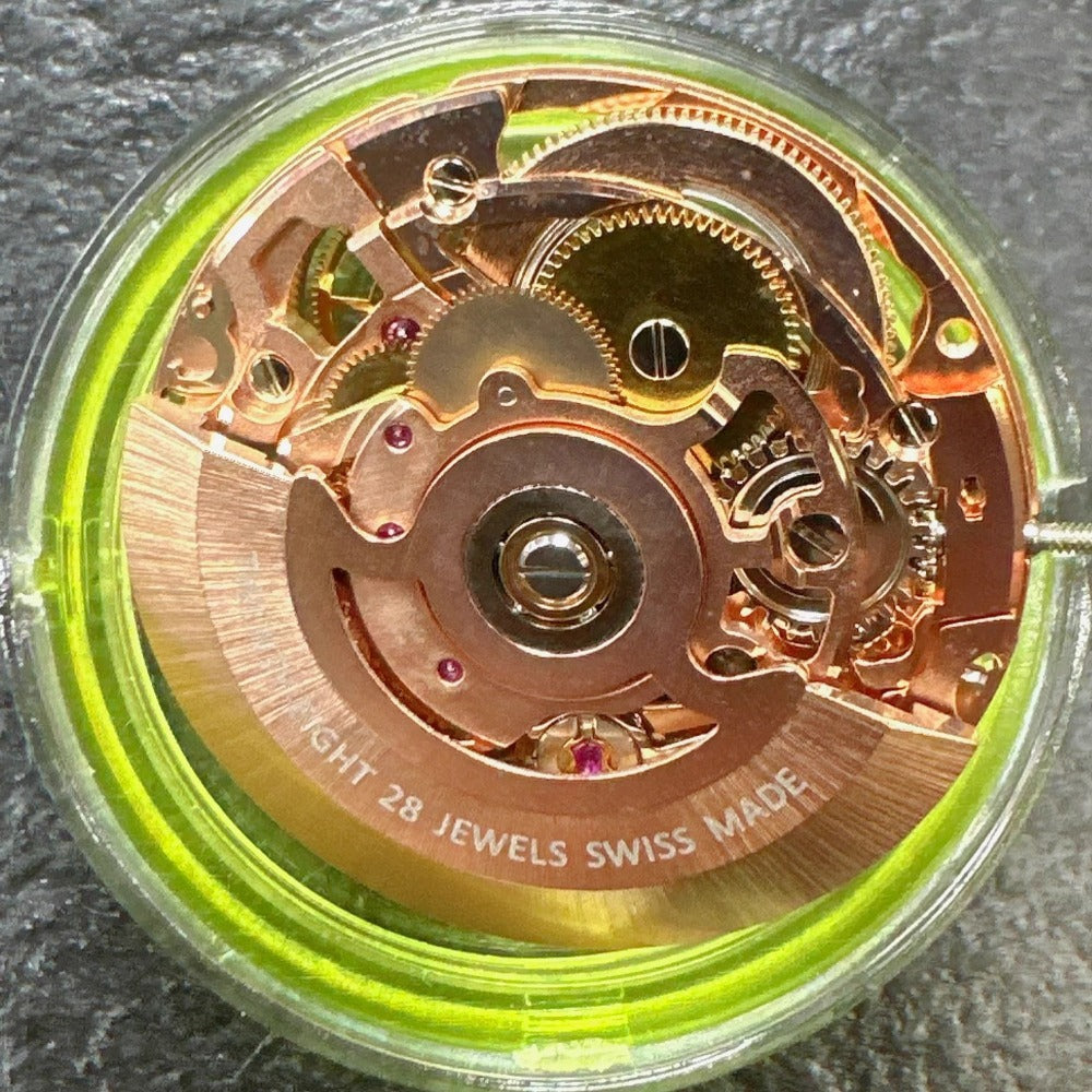 China Made Rose Golden Seagull 2824 Automatic Mechanical Movement Hollow 3 Hands
