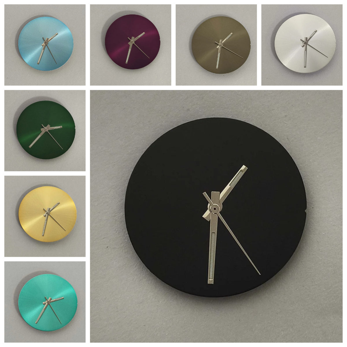 28.5mm Watch Dial with Hands for NH35 NH36 4R 7S Movement with Green Luminous