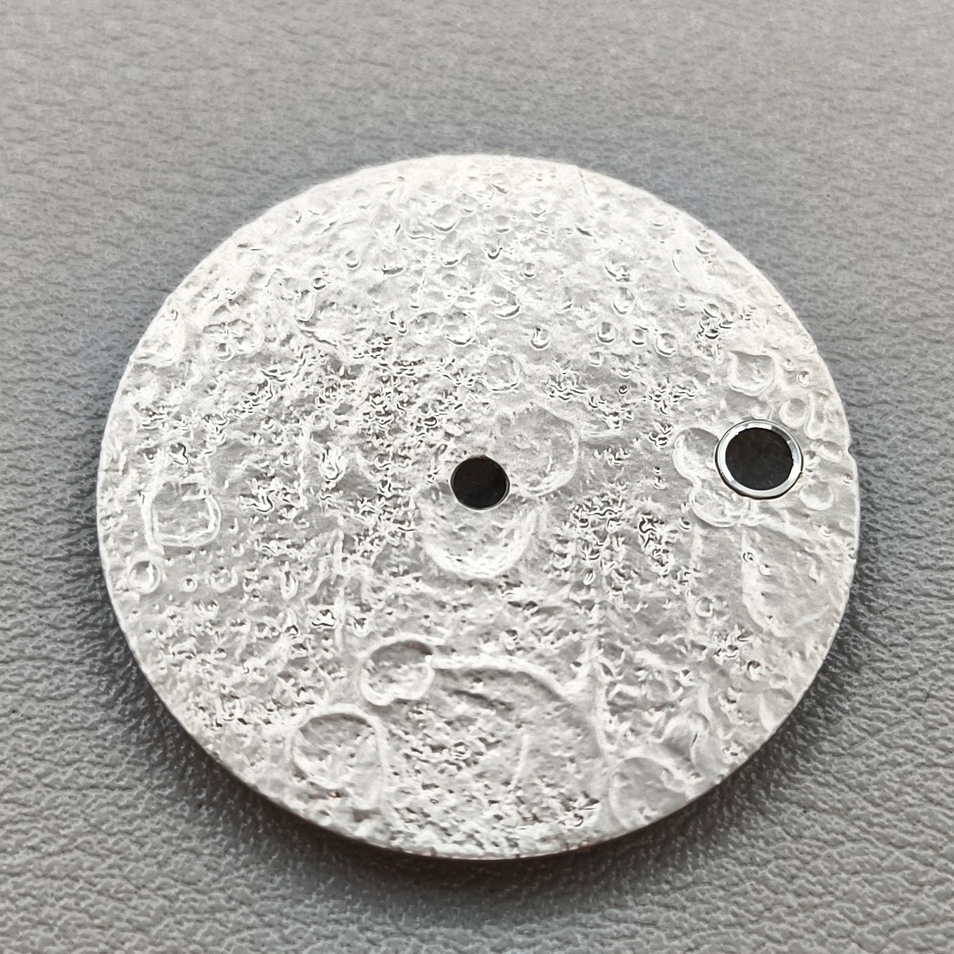 28.5mm Grey Lunar Surface Modified Watch Dial Fit for NH35 NH36 Movement