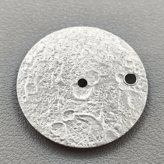 28.5mm Grey Lunar Surface Modified Watch Dial Fit for NH35 NH36 Movement