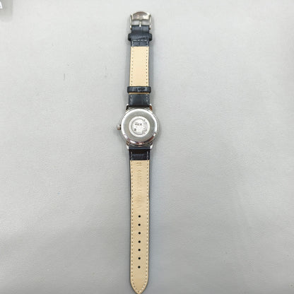 36mm Black Strap Beijing Double Rhomb Manual Mechanical Watch