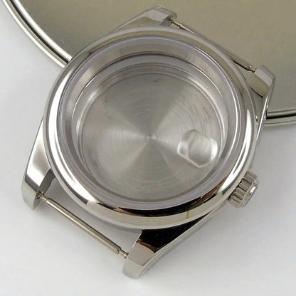 Personalized 39mm Sapphire Glass Watch Case Fit NH35/36 ETA2836 2824 Miyota 8215