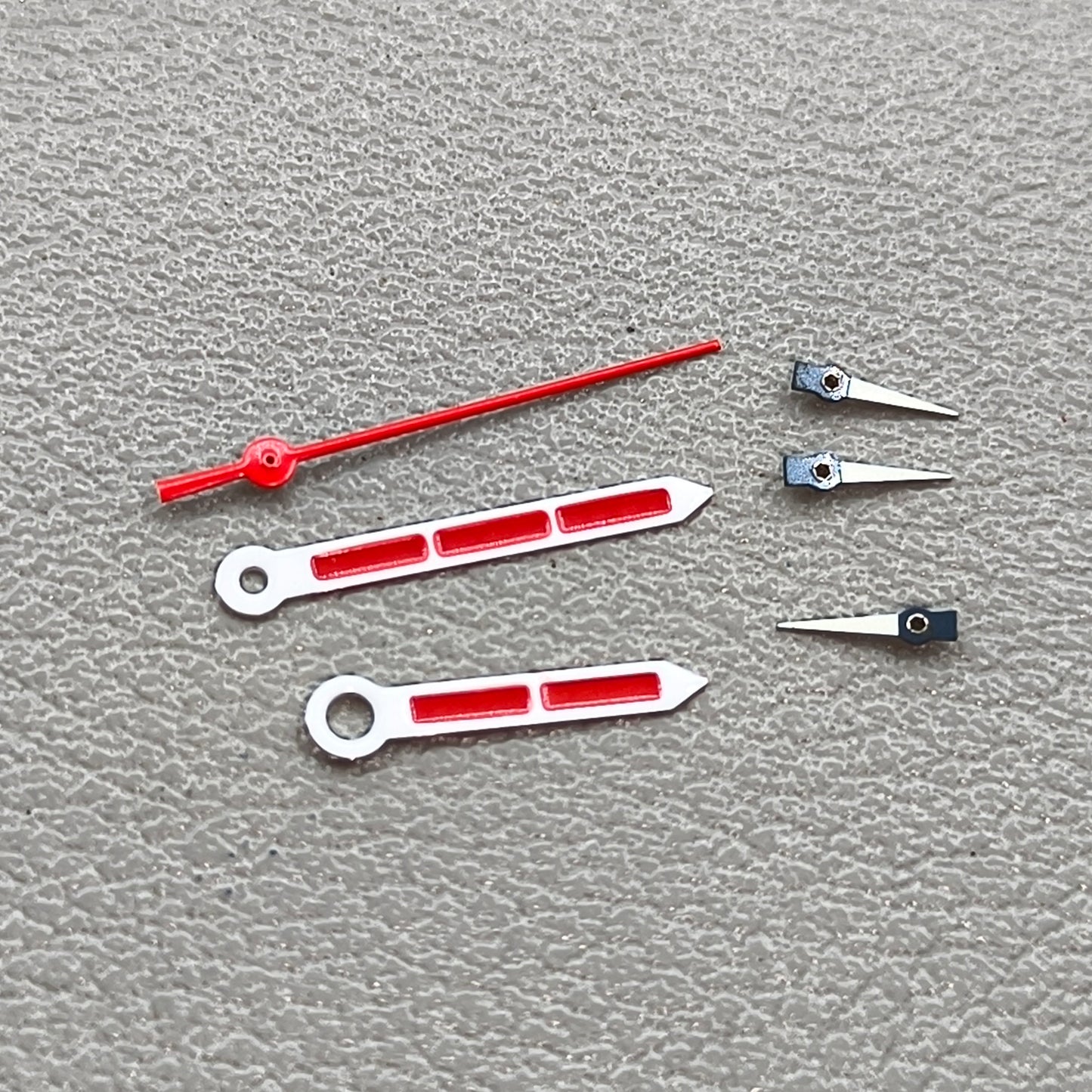 2 Sets/Pack Silver+black Trim Red Painted Watch Hands for Miyota OS10 OS20 OS30