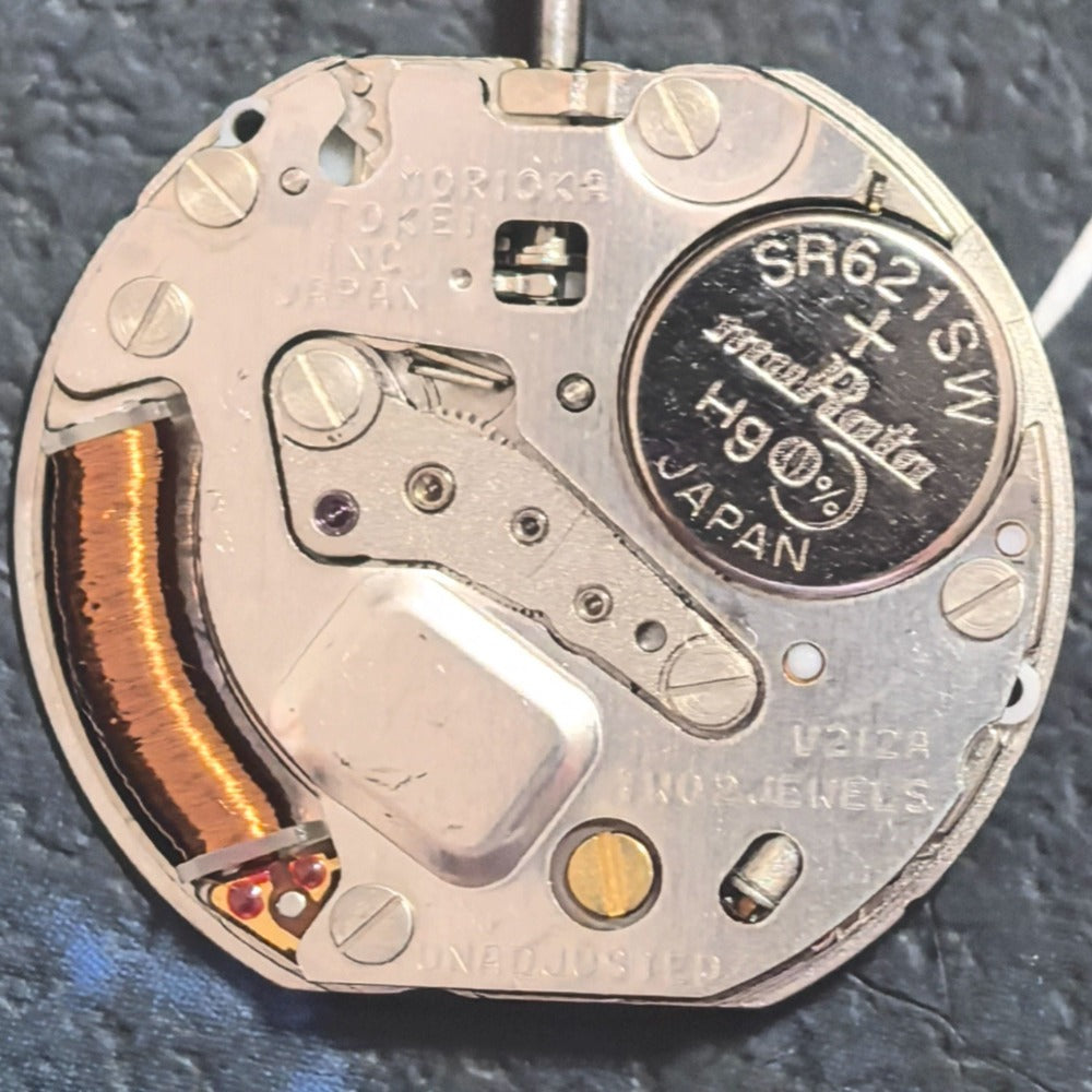 V212.A quartz watch movement with 3 hands, single calendar, no stem, high precision stock part