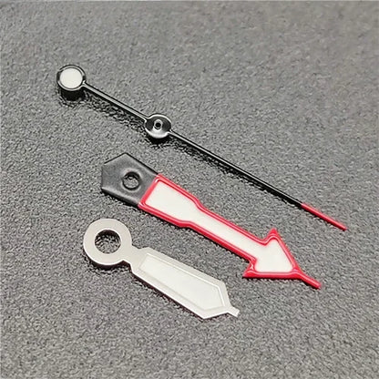 Modified Green Luminous 3 Hands Watch Hands for NH35A Movement