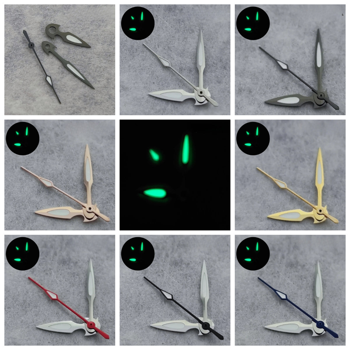 NH35 Green Luminous Watches Hands For NH35 NH36 4R 7S Replacements Parts