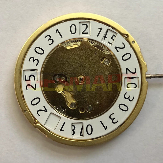 Ronda 6003B 6003.B Quarzuhrwerk, Schweizer Uhrwerk, golden, 4 Steine