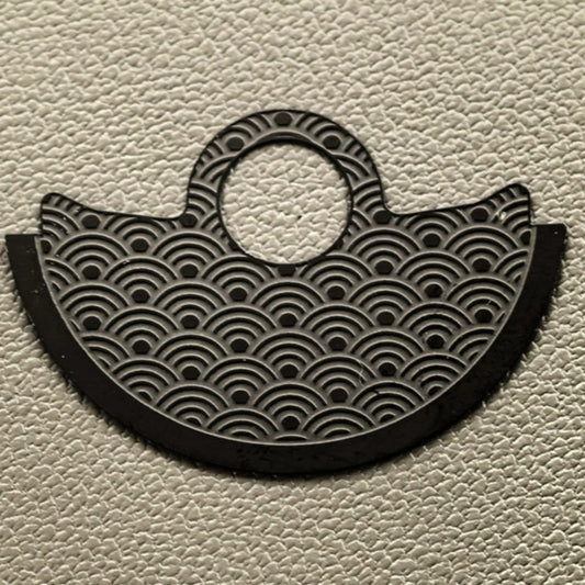 Black Wave Rotor Oscillating Weight Overlay Fit for NH35 NH36 7S26 4R35