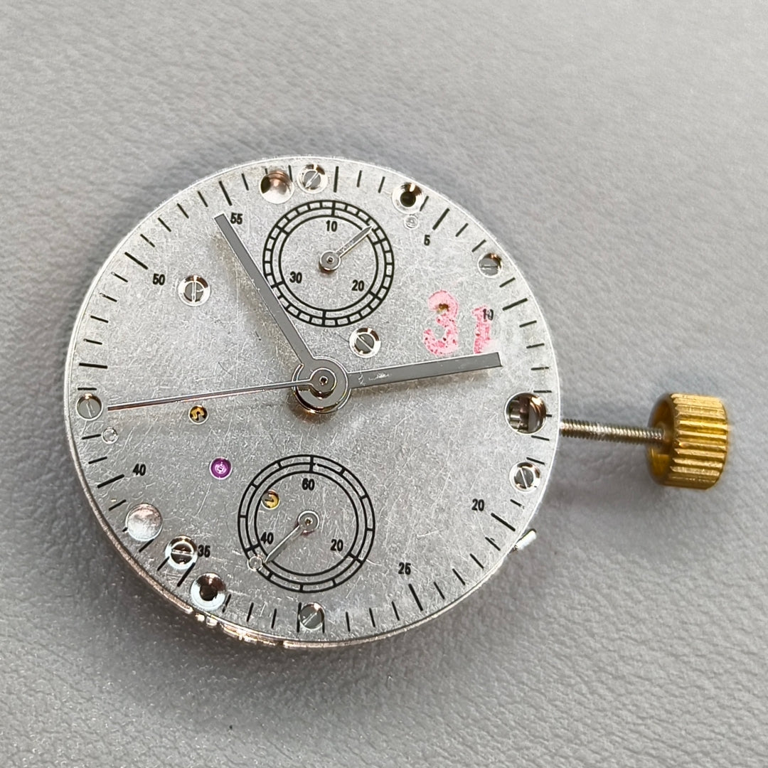 China Made 7750 Automatic Chronograph Movement ETA 7750 Configuration Second@6@12