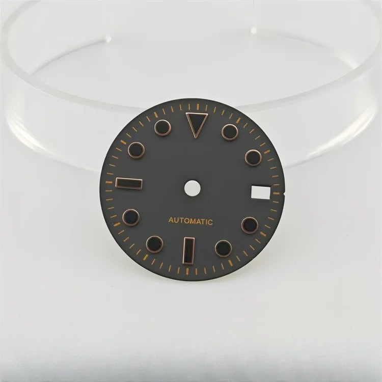 28.5mm Watch Dial Multicolor Nail SUB No Luminous for NH34/NH35 Movement
