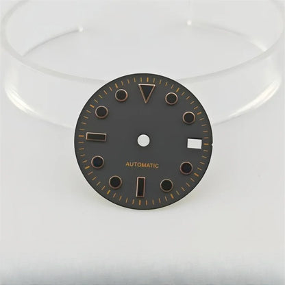 28.5mm Watch Dial Multicolor Nail SUB No Luminous for NH34/NH35 Movement