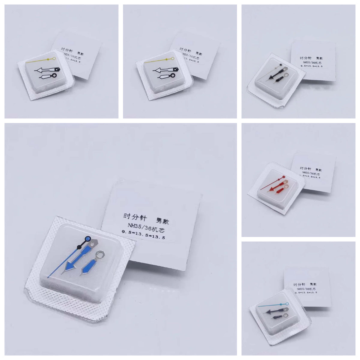 Modified No Luminous Hour Minute Second Hands Watch Hands Set for NH35 NH36
