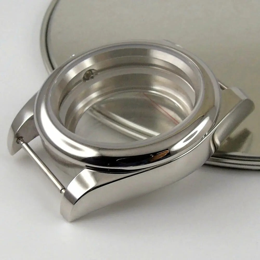 Personalized 39mm Sapphire Glass Watch Case Fit NH35/36 ETA2836 2824 Miyota 8215