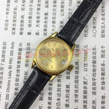 Round Case Golden Nail Single Calendar Seagull Manual Mechanical Ladies Watch