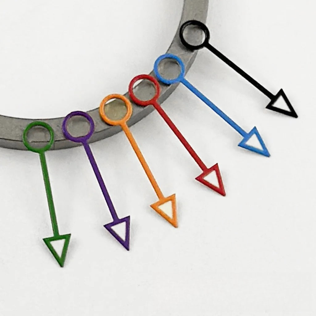 12.5MM GMT NH34 Silver Gold Black Orange Blue Red GMT Luminous for NH34A 4R34