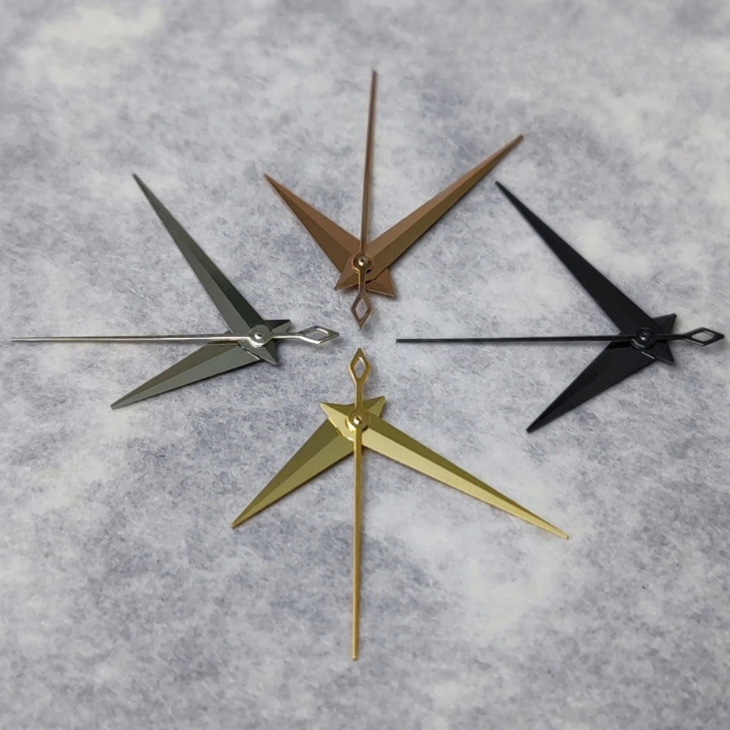 Silver/Black/Rose Gold/Gold Watch Hands For NH35/NH36/4R/7S C3 Green Luminous