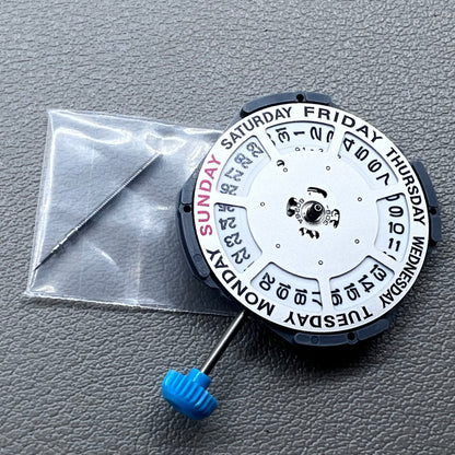 Japan Miyota 6M50 quartz watch movement with 3 hands for precise timekeeping in watch accessories.