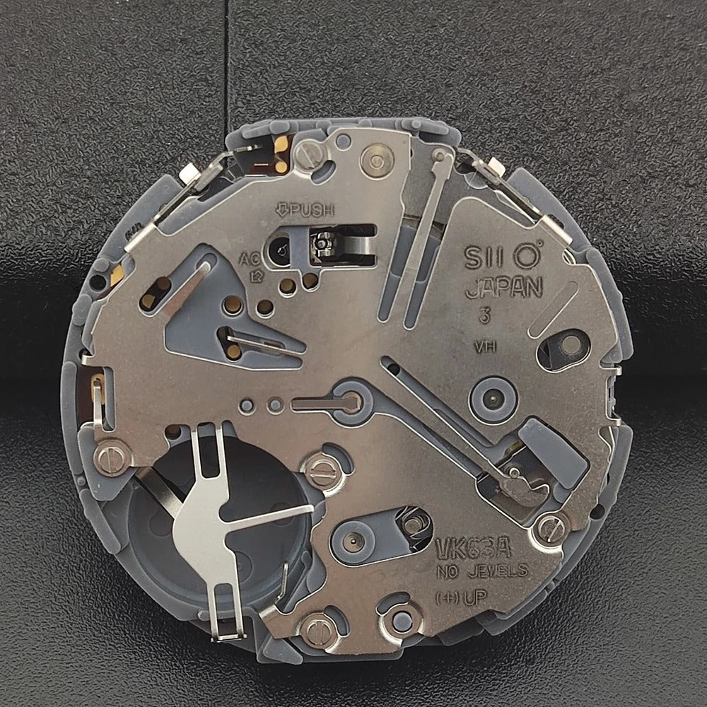High Accuracy Quartz Chronograph Watch Wrist Movement Replacement For VK SERIES  VK63 3 o'clock position Watch Single Cale