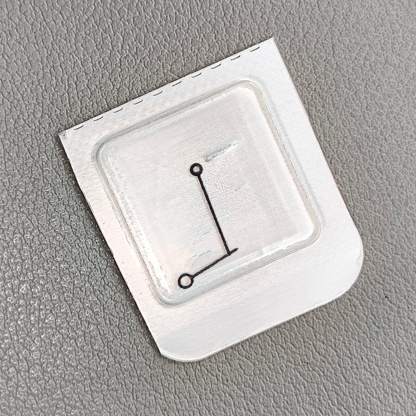 BLACK Watch Hands Set For ETA E03.001 Movement