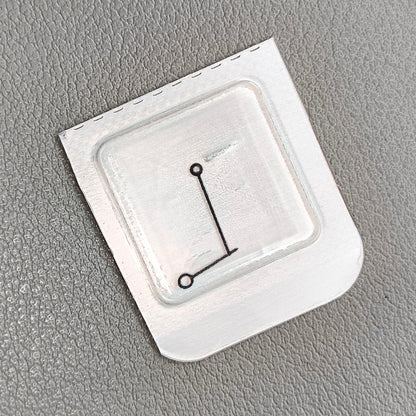 BLACK Watch Hands Set For ETA E03.001 Movement