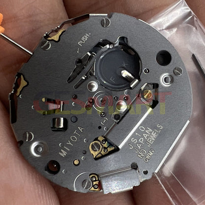 Miyota JS10 Japan quartz movement for precise watch accessory replacement and repair.