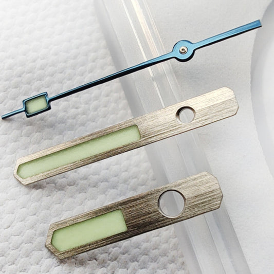 Blue second hand with matte finish and C3 green lume for Seiko SPB143J1 NH35 NH36 watches