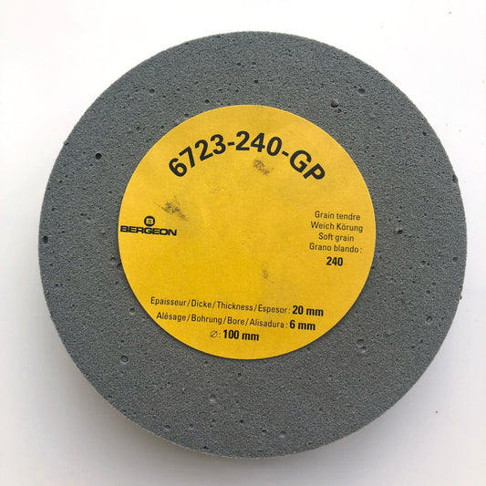 Bergeon 6723-240-GP גלגל גמיש מסיליקום קרביד 4"