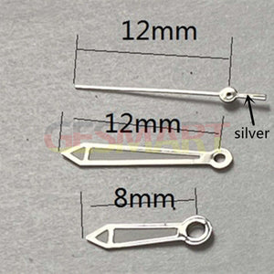 12mm Green Luminous Arrow Shape Watch Hands for Miyota 2315 2035 2036 2115 2305