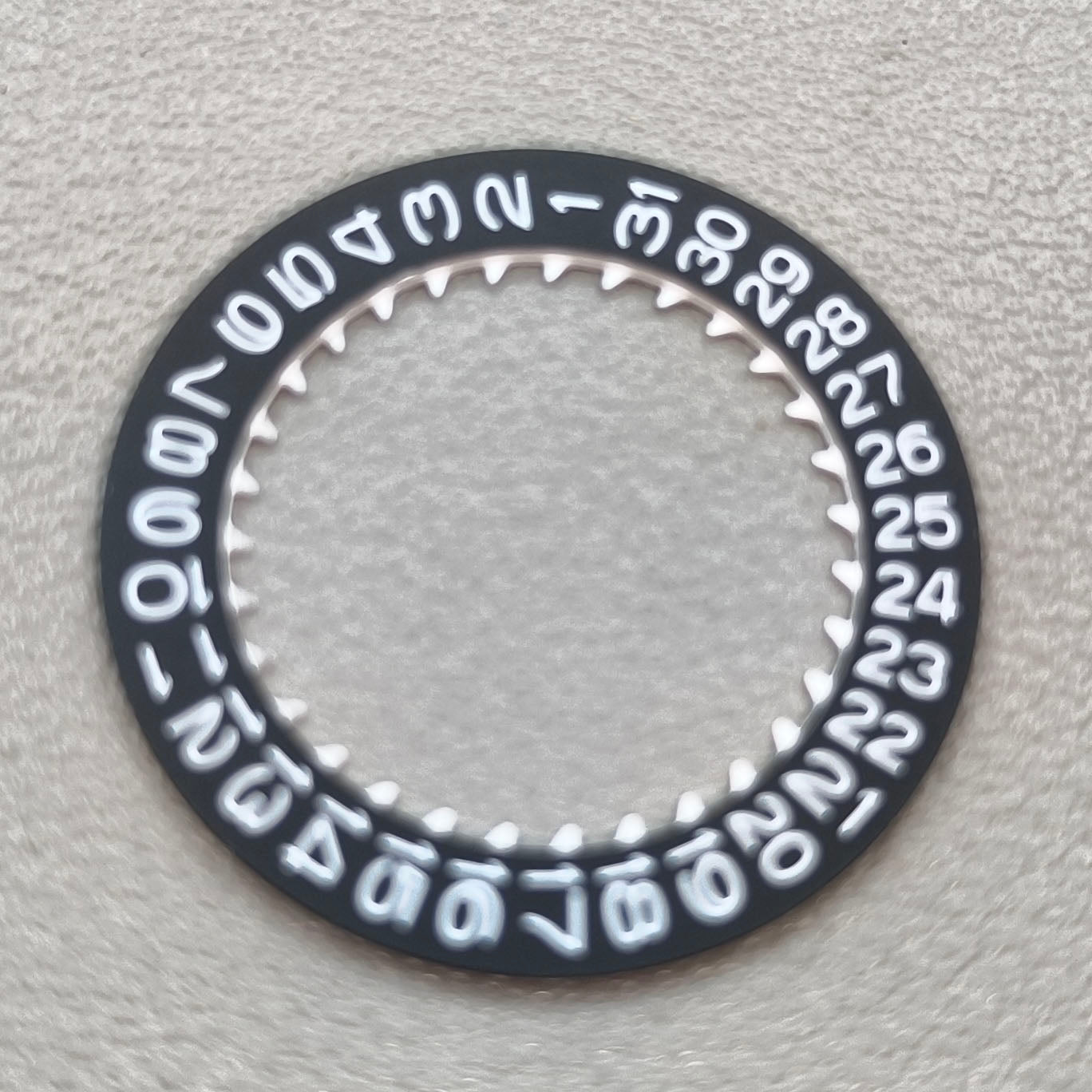 Black Date Disk Wheel Date Wheel Fit for NH34 NH35 Movement Dat@3