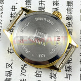 22mm HAIDA Manual Mechanical Lady Watch Golden Nail 17 Jews Square Golden Case