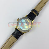 Round Case 3 Hands Purple Background Zhufeng Manual Mechanical Ladies Watch