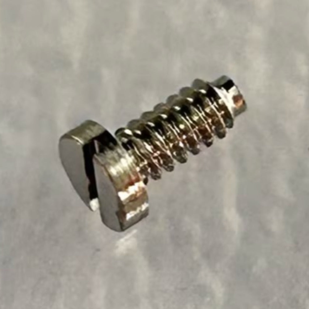 Train wheel bridge screws for 4130 mechanical movement, durable watch repair parts.