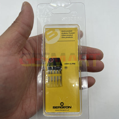 Bergeon 30081-C-250 ergonomic Phillips screwdriver 2.50mm for precise watch accessory repairs