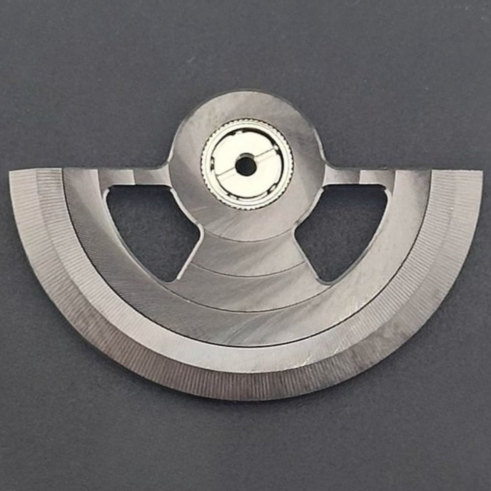 Modified Black Hollow Ripple Rotor Oscillating Weight for NH35 NH36 Movement