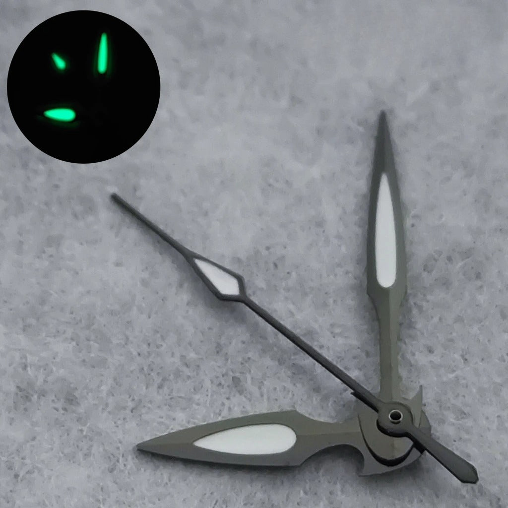 Green Luminous NH35 Watch Hands Pointers For NH34 NH35 NH36 4R 7S Movement