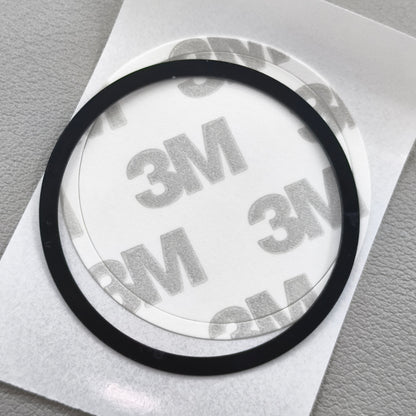 38.5mm Aluminum Alloy Watch Bezel Black Ring+White Font for Omega Speedmaster