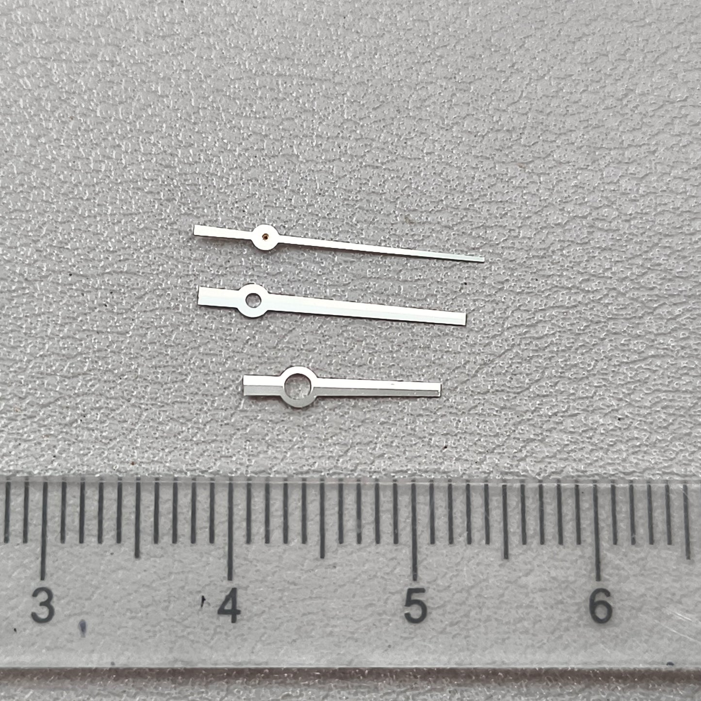 2 Sets/Pack NO Luminous Silver Trim Watch Hands For  NH35A/NH36A Movement