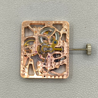 Rose Gold Hollow Square Hangzhou 2189 Mechanical Movement