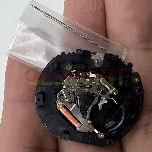 Hattori Epson VX9N quartz watch movement, precision Japan-made component for reliable timekeeping.
