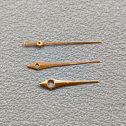 2 Sets/Pack Rose Golden Trim Watch Hands for Miyota 2035 Quartz Movement