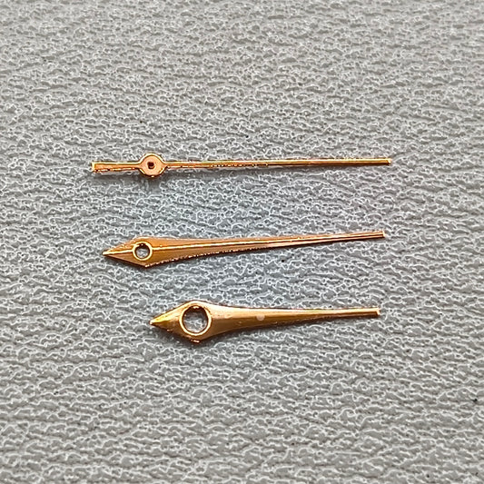 2 Sets/Pack Rose Golden Trim Watch Hands for Miyota 2035 Quartz Movement