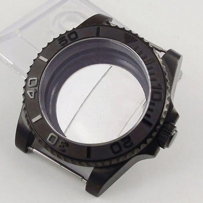 40mm Sapphire Glass Ceramic PVD Watch Case Fit Eta 2824 2836 Miyota NH35 NH36